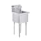 Amgood Stainless Steel Utility Sink. Bowl 15 in. x 15 in. x 13 in. With Faucet SINK 151513 - FAUCET - alternate 1